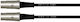 Silk Road Cable XLR male - XLR male Μαύρο 15m (SDM15)