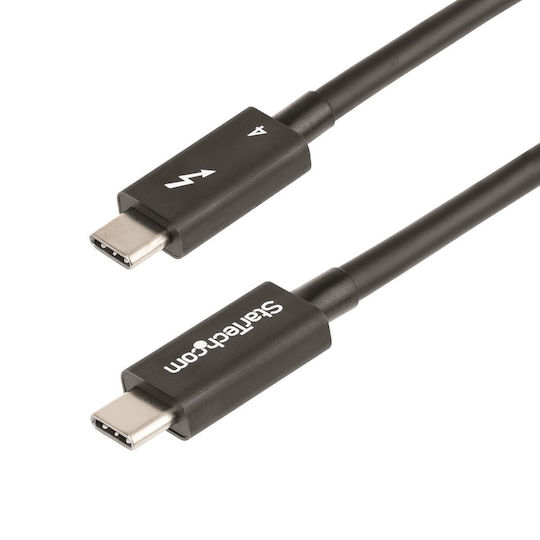 StarTech Thunderbolt 3 Cable Μαύρο 0.5m (TBLT4MM50CM)