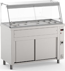 Inomak Vitrină încălzită cu cameră cu Putere 4360W L140.6 x l70 x Î131 cm