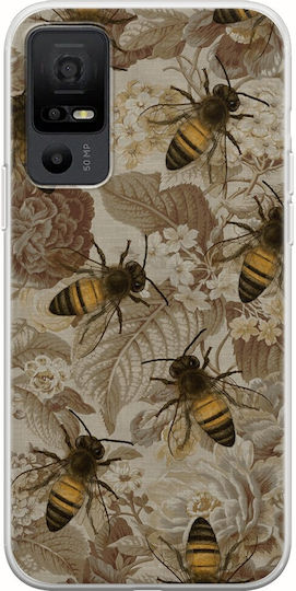 Bees Back Cover Silicone Multicolour (TCL 40 NXTPAPER 5G)