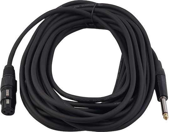Bridgecable Kabel XLR-Stecker - 6,3mm Stecker Schwarz 3m TPC-004