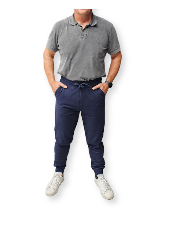 Cotton Point Herren-Sweatpants Blau