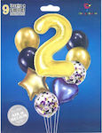 Set of 9 Balloons Numbers