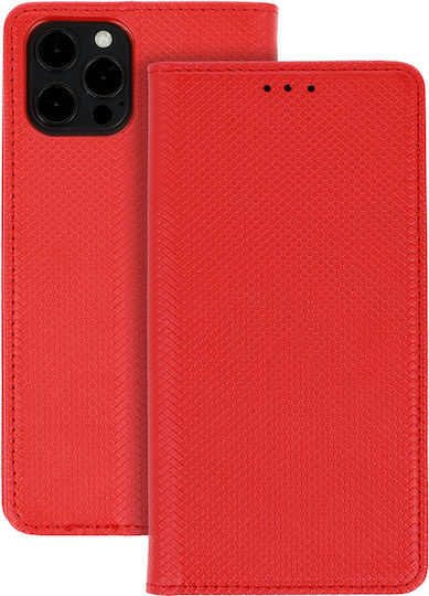 Magnet Book Δερμάτινο / Σιλικόνης Κόκκινο (Realme GT2 Pro)