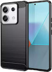 Hurtel Carbon Back Cover Μαύρο (Redmi Note 13 Pro 4G)