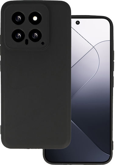 Powertech Back Cover Σιλικόνης Μαύρο (Xiaomi 14)