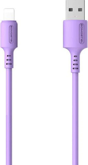 Somostel USB-A to Lightning Cable Μωβ 1.2m (28252)