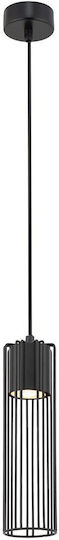 Viokef Misi Pendant Light Black Rail with Socket GU10 7.5cm