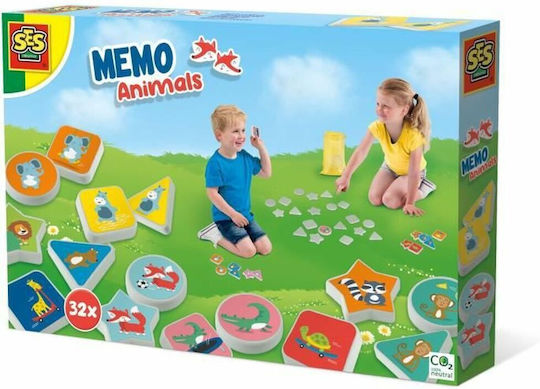 Brettspiel Memo Animals für 1+ Spieler 3+ Jahre (ES) Ses Creative