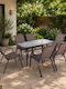 Set Sala De Mese Pentru Exterior Rio 6 Piese Maro E250,9