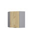Craft Corner Cabinet Wall Golden Oak 60x32x72cm