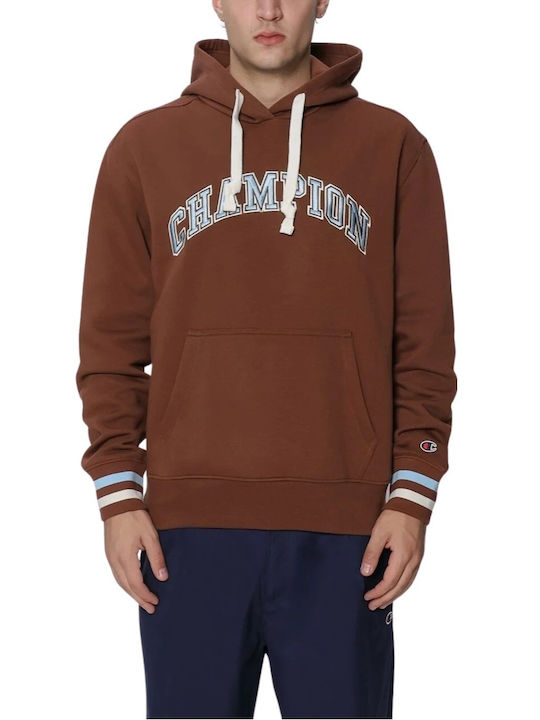 Champion Rochester Men's Sweatshirt with Hood brown