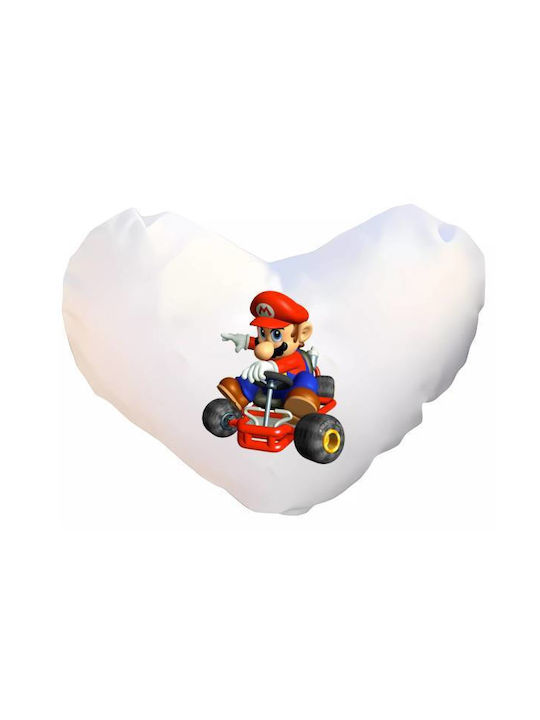 Takeposition Μαξιλάρι Καναπέ Super Mario Kart Λευκό 40x40εκ.