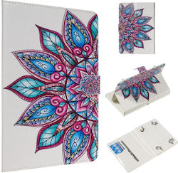 Half Flower Flip Cover Plastic / Synthetic Leather Multicolour (Universal 10") EDA00085003D