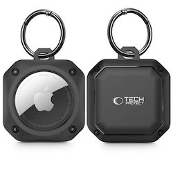 Tech-Protect Rough Case for AirTag in Black color