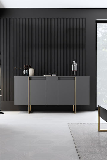 Μπουφές Luxe Ξύλινος 160x35x80cm