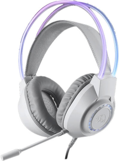 Redragon Scream H231 Over Ear Gaming Headset με σύνδεση 3.5mm Λευκό for PS4 / PS5 / XBOX
