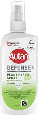 Autan Defense Plant Based Insektenabwehrmittel Lotion in Spray Geeignet für Kinder 100ml