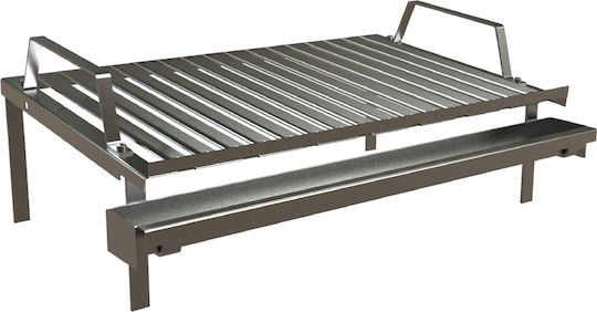 Metalpro Метална Скара за Печене със Стойка 60брx38брсм.