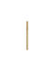 Alphab2b Rechteckige Bruchware aus Spanplatte Gold 5x72x1,6cm WP572C04