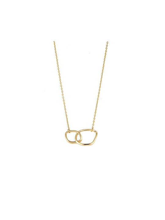 Senza Necklace from Gold Plated Silver