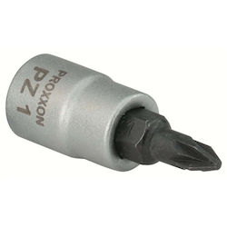 Proxxon Bit-Stecknuss mit Kreuzschlitz-Bit und Antriebsvierkant 1/2'' Größe Pz1 1Stück