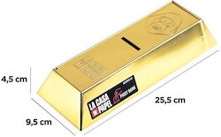 MP Κουμπαράς Μεταλλικός Χρυσός 25.5x9.5cm