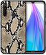 Smartfits Animal Fashion Snake Umschlag Rückseite (Redmi Note 8T)