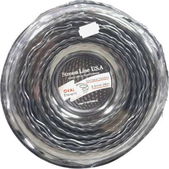 Desert Extrusion E-VS155DLG Bürstenschneider Trimmer-Leinen Oval Drehung Länge 26m und Dicke 4mm