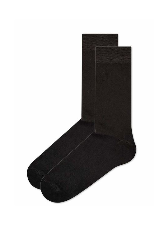 Livoni Herren Socken Black 1Pack