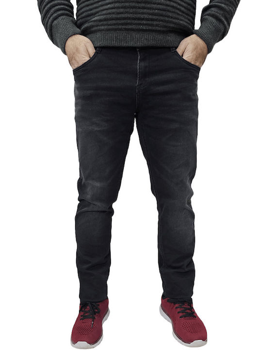 Dsplay Men's Jeans Pants in Slim Fit Black