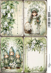 Maja's Memories Tissue paper Decoupage