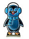 Iliadis Коледна Фигура Penguin Син Височина 60см.