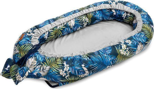 Sensillo Baby-Kissen Nest Blau 80x45cm