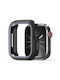Hard Carcasă de Plastic în culoarea Negru pentru Apple Watch Series 7/8/9