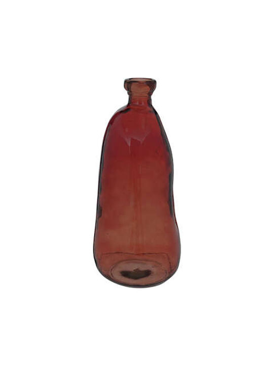 Marva Decorative Vase Red 23x23x51cm
