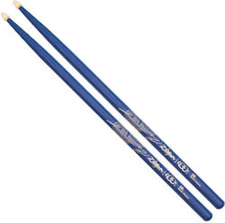 Zildjian 5B Drumstick with Acorn Head Blue