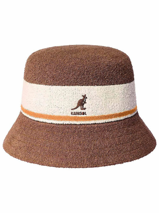 Kangol Υφασμάτινo Ανδρικό Καπέλο Στυλ Bucket Καφέ
