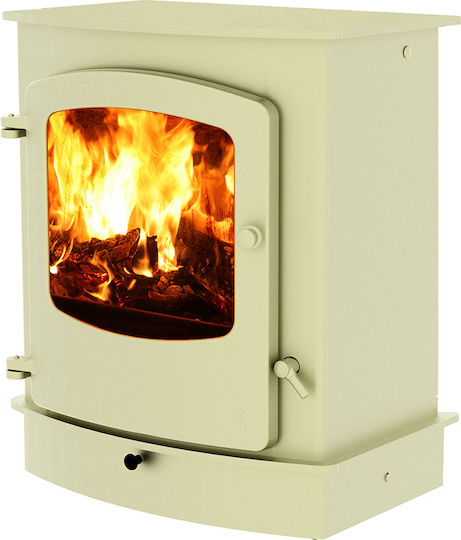Charnwood Cove 2 - Low Stand Fontă Soba pe lemne 8kW Migdale