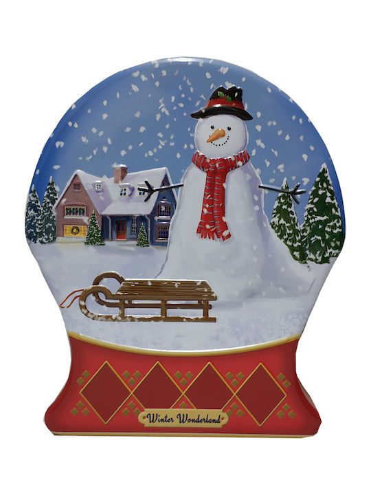 "winter Wonderland" Christmas Container Metallic 1pcs