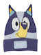 Bluey Kids Beanie Knitted Blue