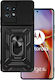 For Umschlag Rückseite Silikon / Kunststoff Magnetisch Schwarz (Motorola Edge 40 Pro)