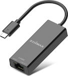 Edimax EU-4307 V2 v2 USB-C Adaptor de rețea pentru conexiune cablată Ethernet