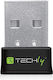 Techly 109252 Αντάπτορας Δικτύου USB με Ασύρματη Σύνδεση Wi-Fi 600Mbps