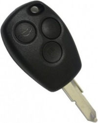 Dacia Car Key Shell with Blade with 3 Buttons Blade Ne72 for Dacia