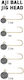 Reins Reins Aji Ball Abjh No Μολυβοκεφαλή Ψαρέματος Σετ 5τμχ No6 3.5gr