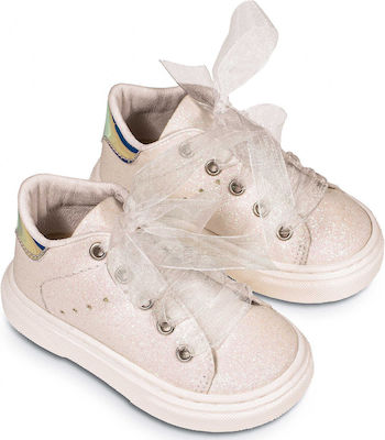 Babywalker White Baptism Fabric Sneakers