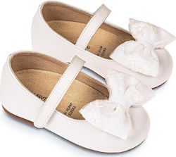 Babywalker White Baptism Leather Pumps