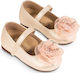 Babywalker Pink Baptism Leather Pumps