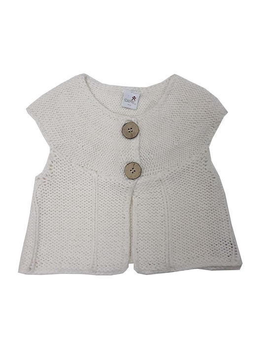 Idexe Kids Vest Knitted BEIGE